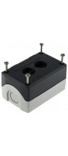 TE XAL D02 ENCLOSURE 2 BUTTON PLASTIC