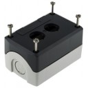 TE XAL D02 ENCLOSURE 2 BUTTON PLASTIC