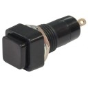 PUSHBUTTON SWITCH BLACK 1 X N/O MOMENTARY SQUARE