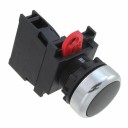 OMRON A22R-FB-10M P/BUTTON BLACK 1 X N/O