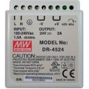 POWER SUPPLY 230-24VDC 45W 2A DIN MOUNT