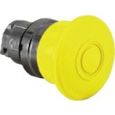 TE ZB4 BW453 ILL P/B 40MM YELLOW SPRING RETURN