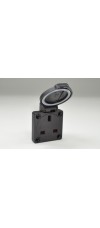 INTERNATIONAL SOCKET UK BLACK 72120-BLK